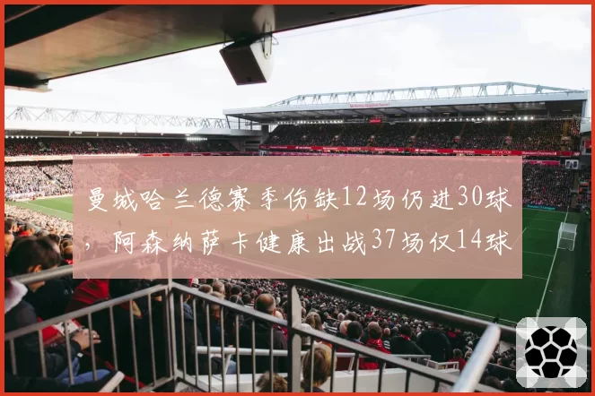 曼城哈兰德赛季伤缺12场仍进30球,阿森纳萨卡健康出战37场仅14球,核心依赖度反转
